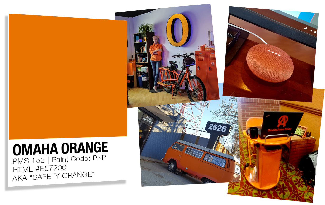 Omaha Orange Collage